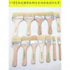 Cepillo de Cerda Rígida Cerdas de Jabalí Pincel para Textura en Pintura al Óleo Limpieza Industrial Eliminación de Polvo Pincel para Pintura de Paredes Herramienta de Recubrimiento para Barbacoa