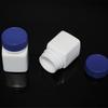 Fornecedor Fabricante Frascos de Medicamento Brancos de 30ml, Frascos para Comprimidos, Frascos PE Quadrados, Frascos de Plástico, Frascos Pequenos para Dispensação Serigrafados