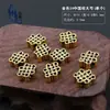 Accesorios de plata de Xizang nudo chino oro plata colgante DIY accesorios para pulsera cuentas de cuentas piezas estilo chino retro tejido