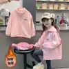 Chaqueta Abrigo 3 en 1 para Niña Primavera y Otoño 2025 Nueva Moda Atuendo de Bebé Niña Otoño Estilo Otoño para Niños
