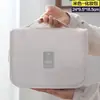 Bolsa de Maquiagem para Influenciadores Sarja Portátil Coreana Minimalista Feminina Necessaire Grande Capacidade Bolsa de Maquiagem Masculina Bolsa com Gancho