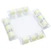Nuevo Modelo Flotador Inflable Rayado de Cuatro Tubos Luna Blanca, Hamaca de Malla Plegable para Agua, Sillón Flotante para Piscina, Flotador de Cuatro Tubos