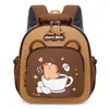 Comércio Exterior Nova Mochila Infantil para Crianças de 3-4 Anos Fofa para Bebê Jardim de Infância Bolsa Escolar Ultraleve Capivara Desenho Animado