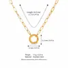 Accesorios DIY de Color Dorado 18K Conservador de Color Transfronterizo Helado Nuevo Europeo y Americano Horno Corazón Acero Inoxidable Galvanoplastia al Vacío Colgante