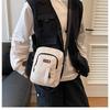 Bolso bandolera informal para hombre y mujer, estilo coreano, sencillo, para estudiantes, para teléfono móvil
