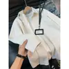 Camisa Chaqueta de Patrón Espiga de Trigo Estilo Ligeramente Maduro para Hombre Tendencia Nueva Simple Casual Holgada Versátil Cardigan Camisa de Manga Larga