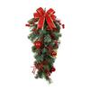 Bola navideña de PVC transfronteriza Hongyu con decoración luminosa, árbol invertido, puerta de entrada, colgante de pared para el hogar, colgante navideño