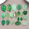 20 Tipos de Hojas de Vidrio Simulado, Hojas de Uva, Hojas de Ginkgo, Hojas de Fresa, Colgantes, Pendientes DIY, Llaveros, Accesorios de Joyería