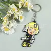 Chaveiro de Borracha Macia Antidrogas, Bombeiros, Polícia de Trânsito, Polícia Montada, Chaveiro de Polícia, Pingente de Figurine Criativo Promocional Atacado
