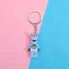 Llavero cadena colgante de bloques de construcción creativos lindos equipo de EE. UU. Baño unicornio regalos de comercio exterior colgante pequeño venta al por mayor