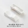 Soporte de Palillos de Cerámica de Doble Propósito para Sostener Palillos y Cucharas Públicos, Reposapalillos de Hotel, Vajilla de Restaurante, Blanco Puro con Borde Dorado, Logo Personalizado