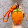 Nuevo Colgante de Bolso de Muñeca de Cuero Serie Frutas de Dibujos Animados Colgante de Bolso de Moda Colgante de Llavero Colgante de Llavero de Coche