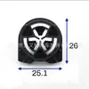 L8V0868243B Es Adecuado para Audi A38Va4 Panel Decorativo Interior de Puerta Delantera y Trasera Hebilla de Fijación de Moldura de Panel de Puerta