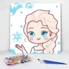 Pintura al Óleo Digital Niños Bricolaje Pintado a Mano Dibujos Animados Relleno de Color Pigmento Pintura Decorativa Pintada a Mano Fabricante Venta al por Mayor