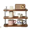 Estante de Almacenamiento, Estante para Café, Organizador Ajustable para Especias de Cocina Doméstica, Estante para Huecos, Escritorio de Oficina, Estantería para Sala de Estar, Portavasos