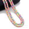 Contas de Ábaco de Argila Macia 3*7mm DIY Miçangas Corrente de Celular Colar Pulseira Material Acessórios Contas de Roda Coloridas Espaçadores