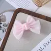 Doces Coloridos Franceses Laços Produtos Semi-Acabados Criativos DIY Grampo de Cabelo Acessórios de Joias Fofos Camada Dupla Pequenos Acessórios Frescos