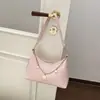 Bolsa de ombro com corrente estilo coreano para mulheres, nova coleção de verão 2026, bolsa tote para o dia a dia, bolsa transversal retrô