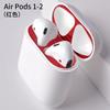 Auriculares inalámbricos Airpods de fábrica, pegatina metálica Pro segunda generación, pegatina a prueba de polvo, tercera generación, pegatina a prueba de polvo, pegatina ultradelgada