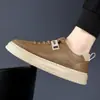 Zapatos Casuales Retro Nuevos de Verano Estilo Británico para Hombre Suela Gruesa Plataforma Elevadora Zapatos Bajos Transpirables para Hombre Venta al por Mayor