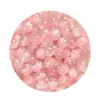 Contas acrílicas em duas cores com glitter de estrela e resina de areia fina, contas com furo reto, contas soltas para pulseiras, colares e acessórios de joias DIY