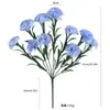 Venta al por mayor del fabricante 10 Claveles Flores Artificiales Día de la Madre Día del Maestro Ramo Artificial Flores de Seda Flores Artificiales de Plástico