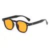 Montura de Gafas Anti Luz Azul Nuevo Estilo Coreano Ins Moda Redonda Sin Graduación Estilo Retro Japonés Estilo Hong Kong Montura de Gafas con Tachuelas de Arroz