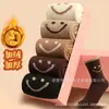 Calcetines para hombre otoño e invierno forrados de felpa gruesos de rizo cálidos de tubo largo absorbentes de sudor desodorantes bola negra