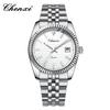 Relógio Masculino Chenxi Cravejado com Diamantes, Relógio Masculino Luminoso Mais Vendido, Relógio de Quartzo Moderno à Prova d'Água com Calendário, Disponível Exclusivamente para Vendas Transfronteiriças