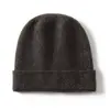 Chapéu de Cashmere Espesso para Outono e Inverno para Mulheres, Gorro Slouchy, Gorro de Tricô, Chapéu Bucket, Chapéu para Clima Frio, Chapéu Pós-Parto, Chapéu Frio para Ciclismo ao Ar Livre