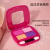 Simulação transfronteiriça kit de cosméticos infantis batom esmalte para unhas pó compacto caixa de maquiagem casa acessórios de brinquedo atacado