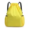 Brindes Publicitários Podem Ser Impressos com Logos, Mochilas para Eventos Esportivos e ao Ar Livre, Sacolas de Basquete, Mochilas Casuais com Cordão Repelente à Água