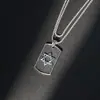 Collar de Acero de Titanio para Hombre, Colgante de Letra de Moda Hip-Hop, Cadena para Suéter Estilo Coreano, Collar Largo Estilo Lujo Ligero, Venta al por Mayor de Joyería