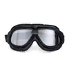 Gafas Cardin gafas protectoras gafas retro gafas de motocicleta gafas Harley gafas T10 cuero negro marco negro