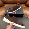 Sapatos Casuais Rasos de Camurça Estilo Britânico ZEG Forro Fino de Couro Genuíno Sola Grossa Antiderrapante Bestseller no Exterior Sapatos para o Dia a Dia