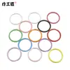 Llavero de Pintura Colorida con Apertura de 25 mm Anillo de Hierro Anillo de Color Caramelo Hebilla de Joyería DIY Accesorios para Muñecas
