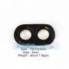 Accesorios para joyería DIY cobre puro nariz de cerdo goteando conector de doble agujero tamaño grande pequeño Rosa Rojo Rosa