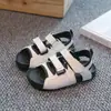 Sandalias para Niños 2026 Verano Nuevas Estilo Casual para Niños Cierre de Velcro Zapatos de Playa para Niñas Transpirables Antideslizantes Zapatos de Punta Abierta