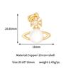 Colgante de Cola de Pez de Nácar con Circonita Incrustada de Oro Real de 14K Colgante Oval Geométrico de Concha Blanca Accesorios para Colgantes de Pulsera y Collar DIY