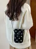 Bolsa de Celular Color Block com Bolinhas da Moda 2026 Novo Estilo Coreano Bolsa de Ombro da Moda para Trabalho Deslocamento Bolsa Transversal Casual