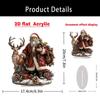 Cross-border cartoon vermelho santa alce animal acrílico desktop ornamentos sala de estar quarto embelezamento ornamentos