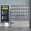 Armário de Copos de Água de Aço Inoxidável Oficina Copo de Chá Espesso para Funcionários Armário de Armazenamento com Múltiplos Compartimentos Escola Suporte de Copo de Água de Aço Inoxidável com Múltiplas Camadas