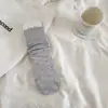 Meias de Bolinhas para Mulheres 2026 Novo Estilo Japonês Bolinha Pequena Meias de Cano Médio Fashion Versátil Sem Costura Meias Largas Estilo Fino Primavera Verão