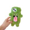 Funda de Peluche de Monstruo de Lengua Magnética Adecuada para Funda de Teléfono Apple 17 16 Pareja iPhone 15 Otoño e Invierno 13 Anticaída 11 Funda