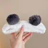 Diadema de Felpa Linda de Otoño para Lavado Facial para Mujeres, Modelo Nuevo 2026, Especialmente Diseñada para Maquillaje y Mascarillas Faciales, Diadema de Color Café de Alta Gama