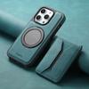 Adequado para Capa de Celular com Anel Giratório Iphone18Pro 16Plus Magnética Duas em Uma Porta-Cartões Couro