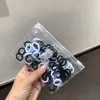 Argola de Toalha Infantil Sem Pelo Elástico de Borracha Alta Amarrador de Cabeça Feminino Elástico de Polegar de Menininha Faixa de Cabelo Corda para Cabeça de Bebê