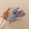Presilha de Garra Pelúcia 2025 Novo Modelo Parte de Trás da Cabeça Presilha Tubarão Pente de Cabelo de Alta Qualidade Tendência Coque Simples Acessório de Cabelo para Mulheres