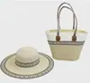 Bolsa de Palha Trançada, Popular para Primavera e Verão, Férias na Praia, Bolsa Tote Casual, Grande Capacidade, Leve e Conveniente para Viagens ao Ar Livre, Proteção Solar