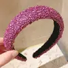 Diadema de Lujo de Gama Alta Transfronteriza Europea y Americana Simple Versátil para Salir Diadema de Cuentas de Ágata de Colores Accesorio para el Cabello